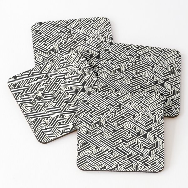 Item preview, Intricate Geometric Maze Pattern designed and sold by aminz4.