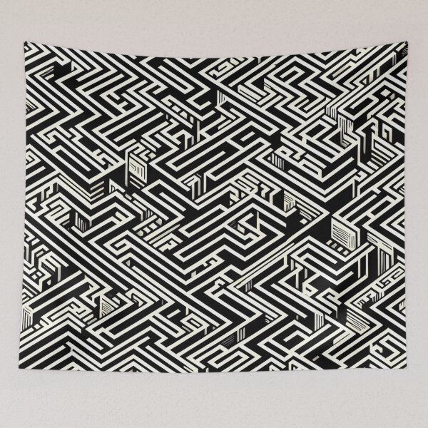 Item preview, Intricate Geometric Maze Pattern designed and sold by aminz4.