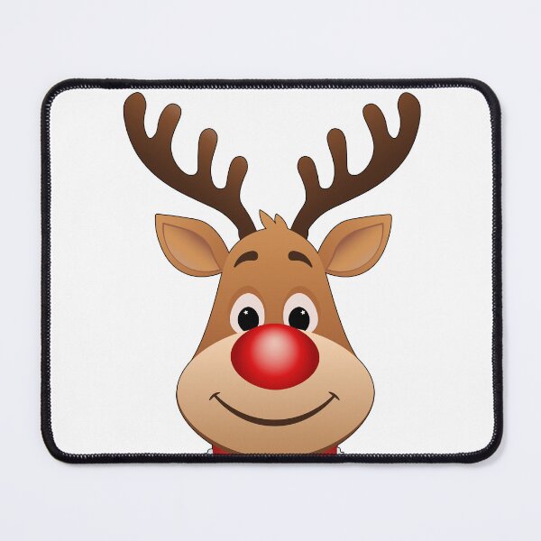 Item preview, A deer in a Santa Claus costume. Vector drawing of a deer character. designed and sold by lu-print-design.