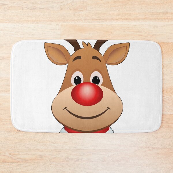 Item preview, A deer in a Santa Claus costume. Vector drawing of a deer character. designed and sold by lu-print-design.