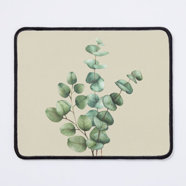 Item preview, Eucalyptus plant Greenery Bouquet Watercolor branch with round leaves hand drawn floral illustration designed and sold by BartolArt.
