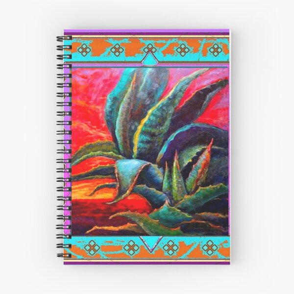 Item preview, DISEÑO 0F SOUTHWESTERN BLUE AGAVES designed and sold by sharlesart.