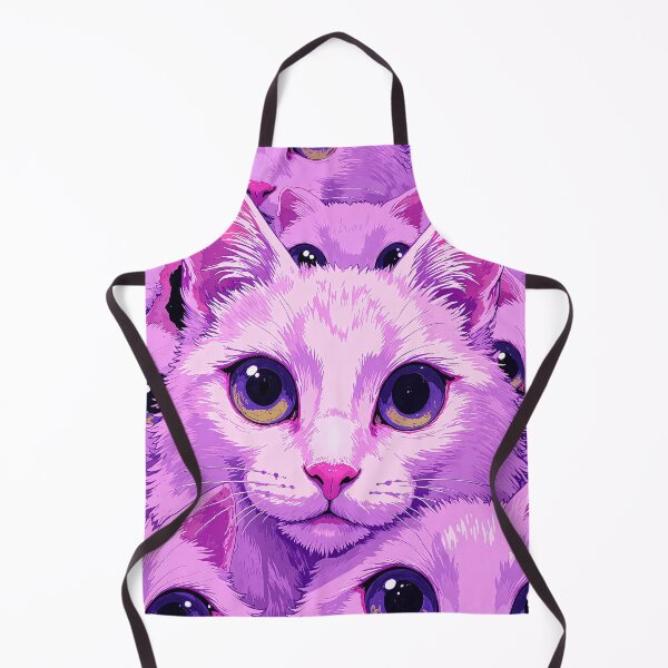 Item preview, Enigmatic feline mosaic in pink and purple designed and sold by ShroomForge.