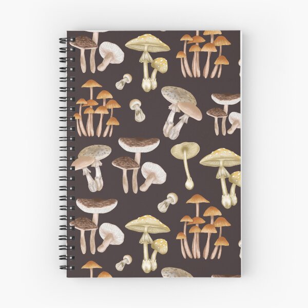 Item preview, Woodland mushrooms seamless pattern designed and sold by pinkyfish1010.
