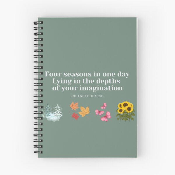 Item preview, Four seasons in one day Crowded house fan art designed and sold by Etaipal.