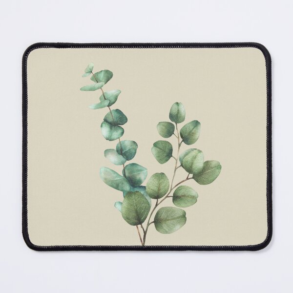 Item preview, Eucalyptus plant Greenery Bouquet Watercolor branch with round leaves hand drawn floral illustration designed and sold by BartolArt.