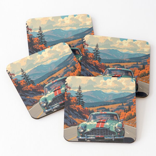 Item preview, Green stripes on the open road a journey designed and sold by ShroomForge.