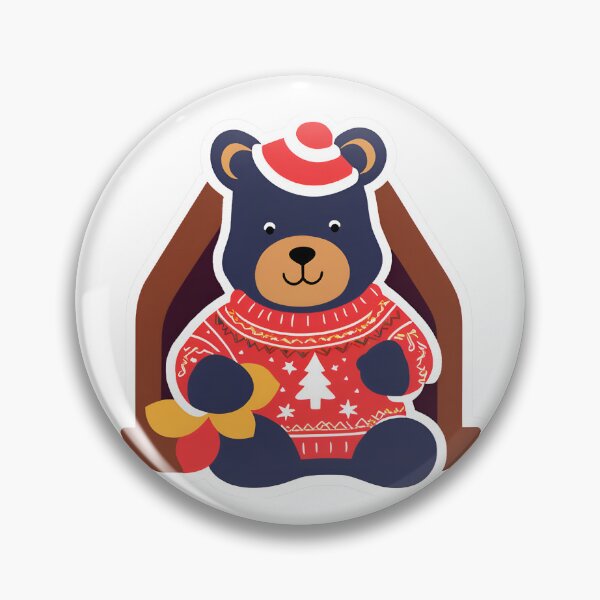 Item preview, Cozy Christmas Bear  designed and sold by GeoSketchWear.