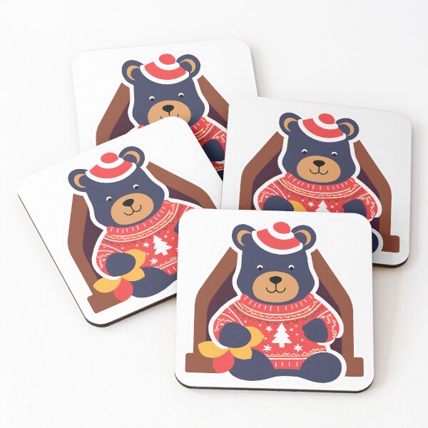 Item preview, Cozy Christmas Bear  designed and sold by GeoSketchWear.