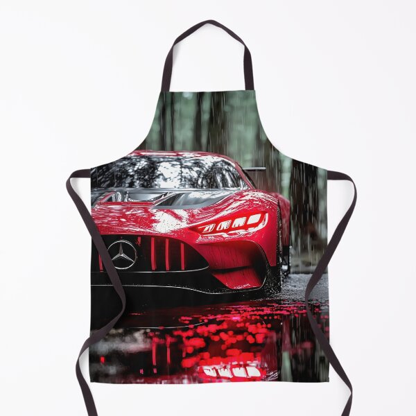 Item preview, Red Sports Car in the Rain - Stunning Automotive Photography designed and sold by Guesso.