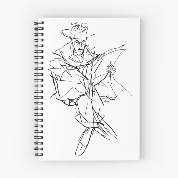 Item preview, Sketch of Fernando Pessoa reading a newspaper designed and sold by Londonation.