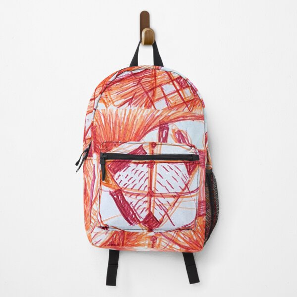 Item preview, apotheosis abstract in orange and red designed and sold by Tereza Pilar Art.