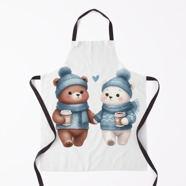Item preview, A0508 Winter Bear Friends - Adorable Plush Companions for Kids, Gifts, and Seasonal Décor designed and sold by angieart68.