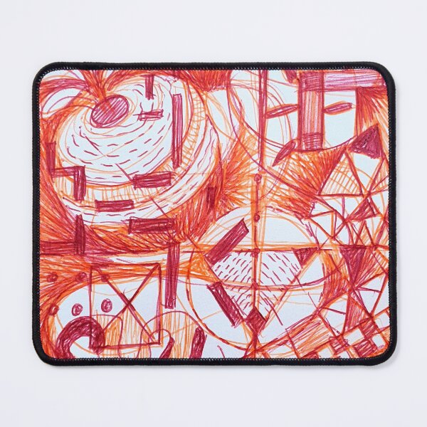 Item preview, apotheosis abstract in orange and red designed and sold by Tereza Pilar  Art.