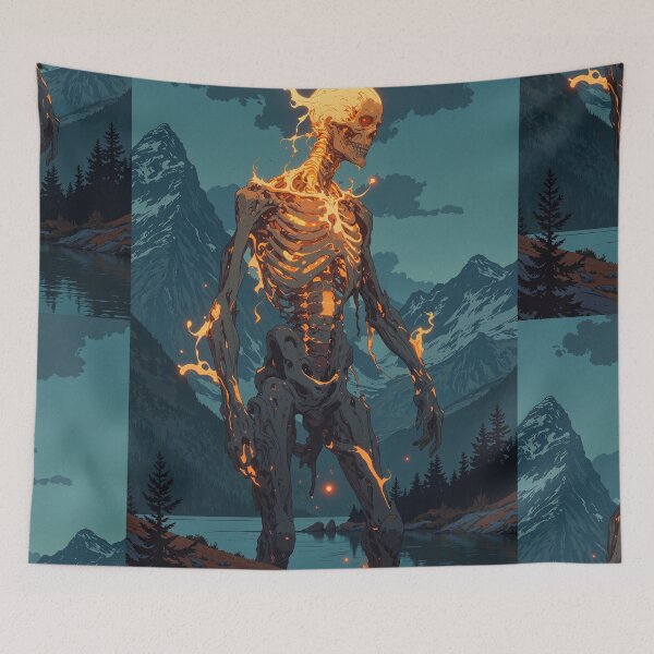 Item preview, Luminous multiform sky specter above nightkissed lake designed and sold by MadeByHaresShop.