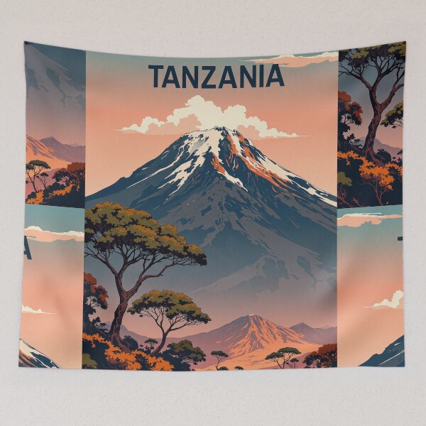Item preview, Majestic mount kilimanjaro tanzanias aweinspiring landscape designed and sold by MadeByHaresShop.