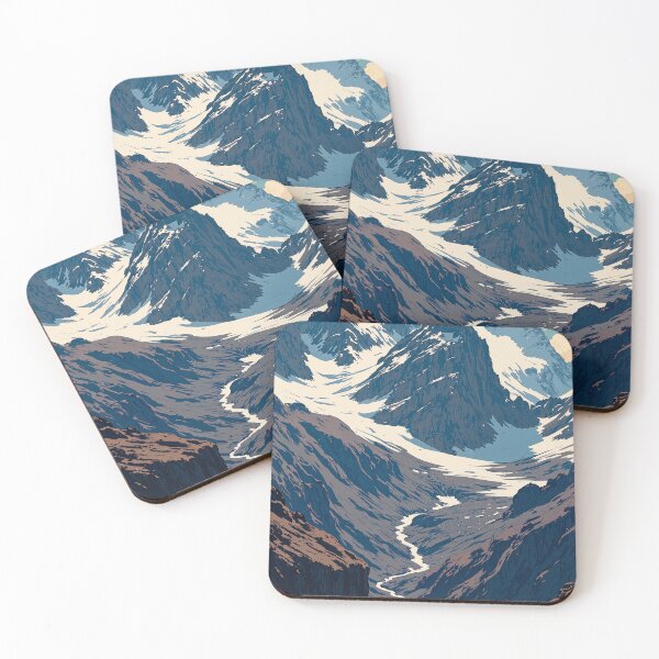 Item preview, Majestic solitude snowcapped peaks unveiled designed and sold by MadeByHaresShop.