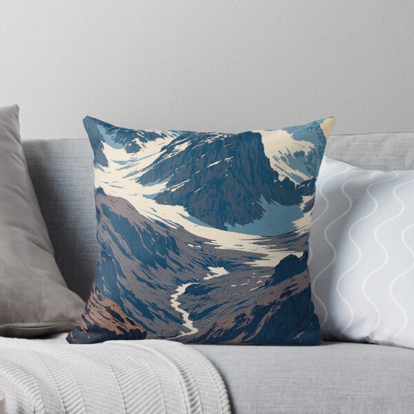 Item preview, Majestic solitude snowcapped peaks unveiled designed and sold by MadeByHaresShop.
