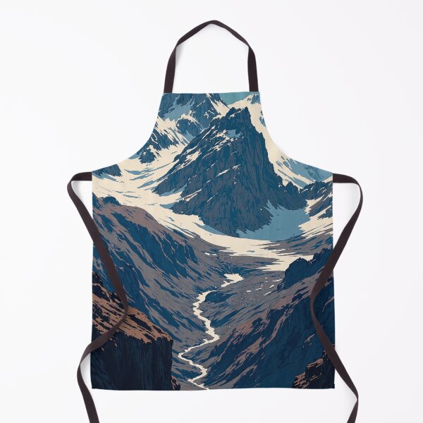 Item preview, Majestic solitude snowcapped peaks unveiled designed and sold by MadeByHaresShop.
