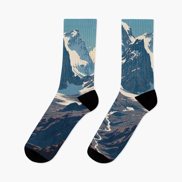 Item preview, Majestic solitude snowcapped peaks unveiled designed and sold by MadeByHaresShop.