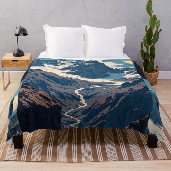 Item preview, Majestic solitude snowcapped peaks unveiled designed and sold by MadeByHaresShop.