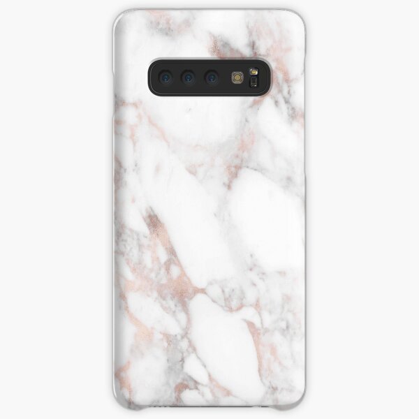 Luxury Rose-gold faux marble Samsung Galaxy Snap Case
