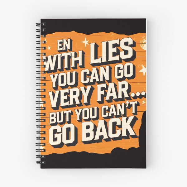 Item preview,  "En With lies you can go very far...but you can't go back" designed and sold by aipaint.