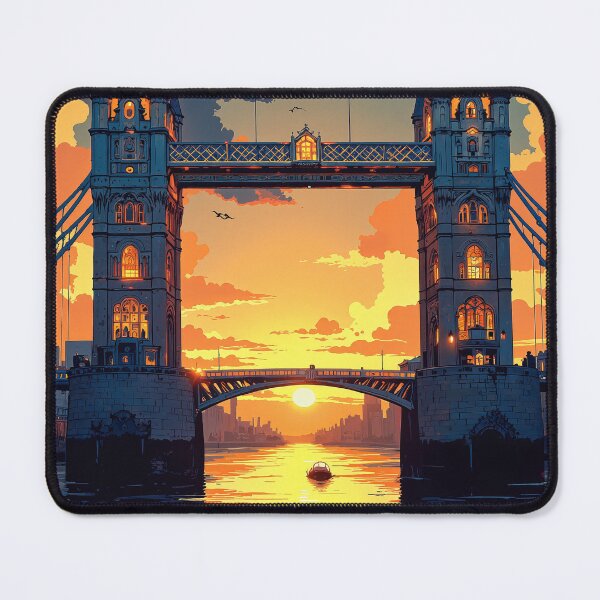 Item preview, Majestic sunset over tower bridge a glimpse into designed and sold by MadeByHaresShop.