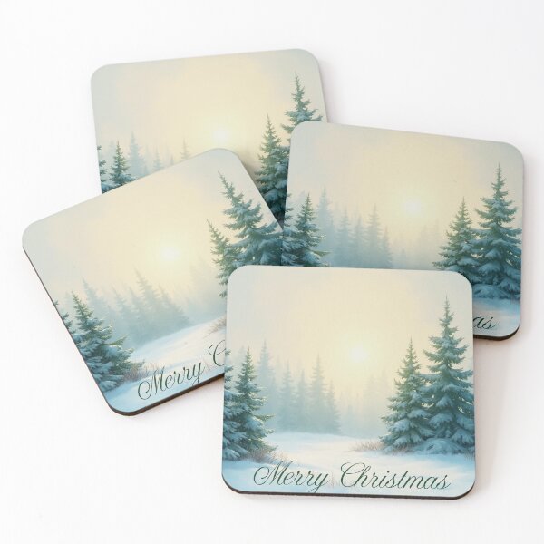 Item preview, Christmas trees in the snow - Christmas magic - Merry Christmas designed and sold by Connys Colorful World.