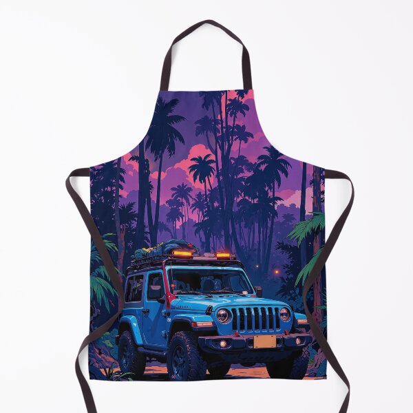 Item preview, Midnight expedition blue amongst luminous palms designed and sold by MadeByHaresShop.
