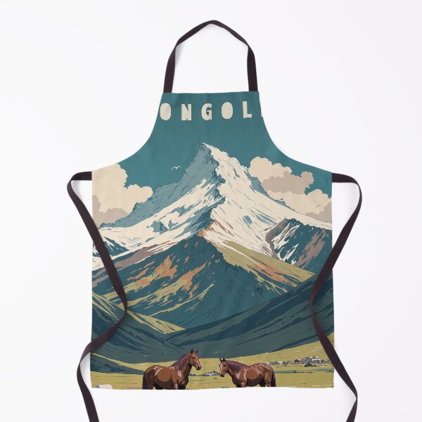 Item preview, Mongolian majesty horses amidst the fog designed and sold by MadeByHaresShop.