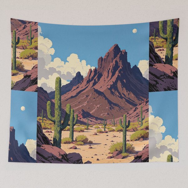 Item preview, Moonlit desert serenity designed and sold by MadeByHaresShop.
