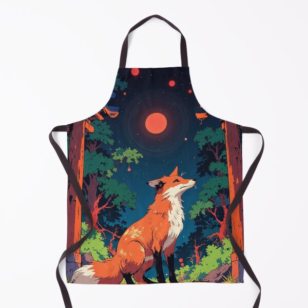 Artikelvorschau, Mondscheinbegegnung Rotfuchs Japanisches Tor entworfen und verkauft von MadeByHaresShop.
