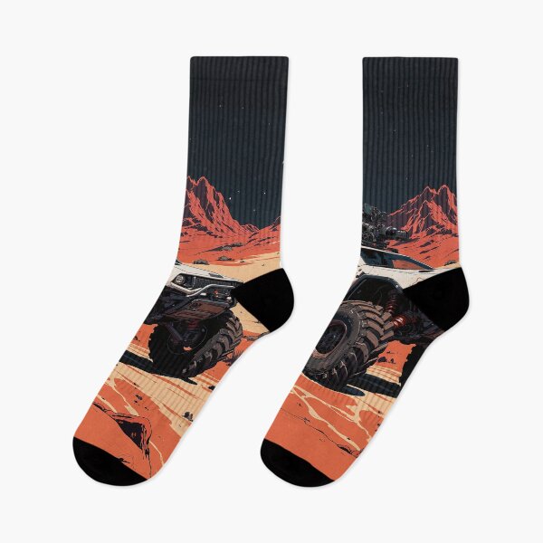 Item preview, Moonlit expedition offroading through the crimson sands designed and sold by MadeByHaresShop.