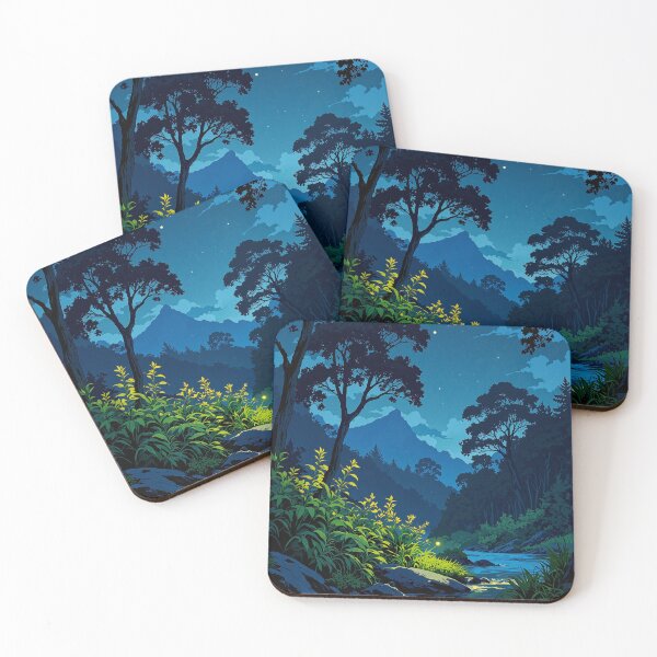 Item preview, Moonlit river reflections a peaceful nocturnal symphony designed and sold by MadeByHaresShop.