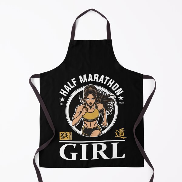 Item preview, Half Marathon Girl - Cool design for female runners designed and sold by RetroMaritalArt.