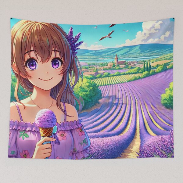 Item preview, Life Tastes Better with Lavender Ice Cream and Purple View designed and sold by unrealartwork.