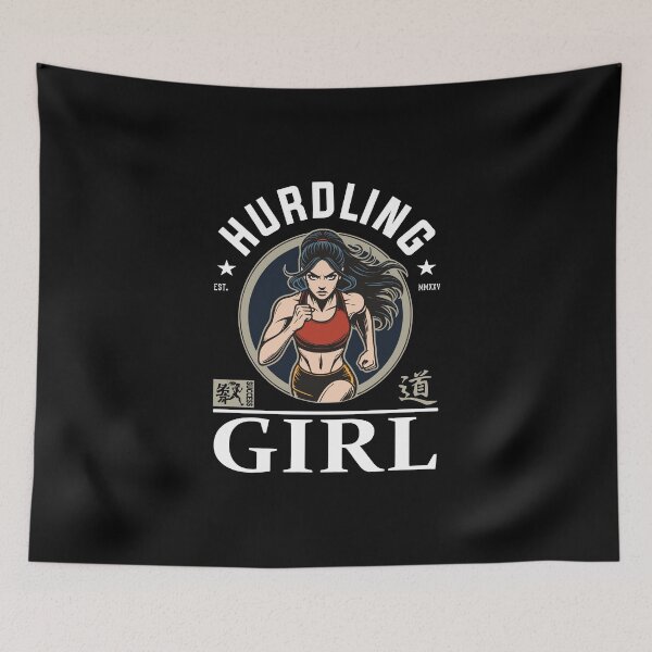 Item preview, Hurdling Girl - Cool design for hurdlers designed and sold by RetroMaritalArt.