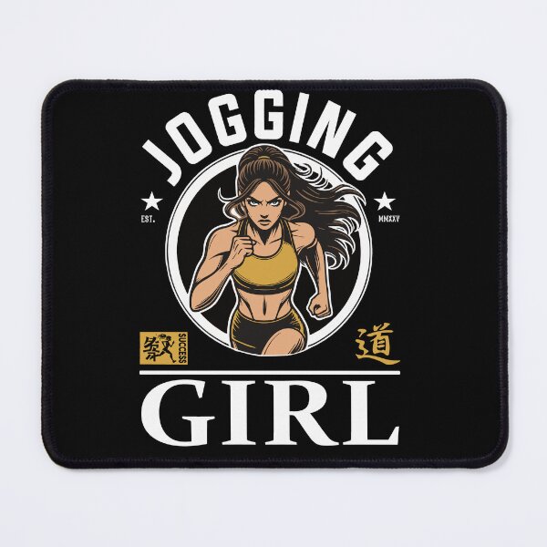 Item preview, Jogging Girl - Cool design for runners designed and sold by RetroMaritalArt.