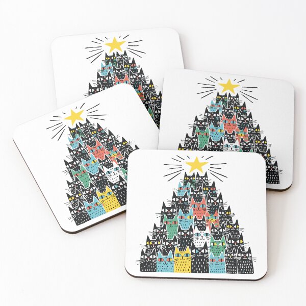 Item preview, Black Cats Christmas Tree designed and sold by Ingo Menhard.