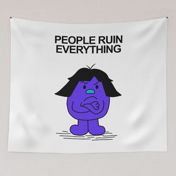 Item preview, Little Miss People Ruin Everything designed and sold by Scat the cat.