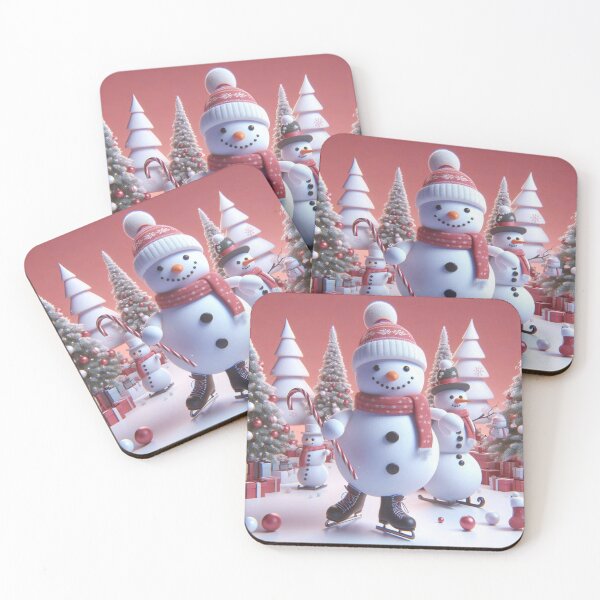 Item preview, Snowman on Ice: A Festive Christmas Design designed and sold by choder61.