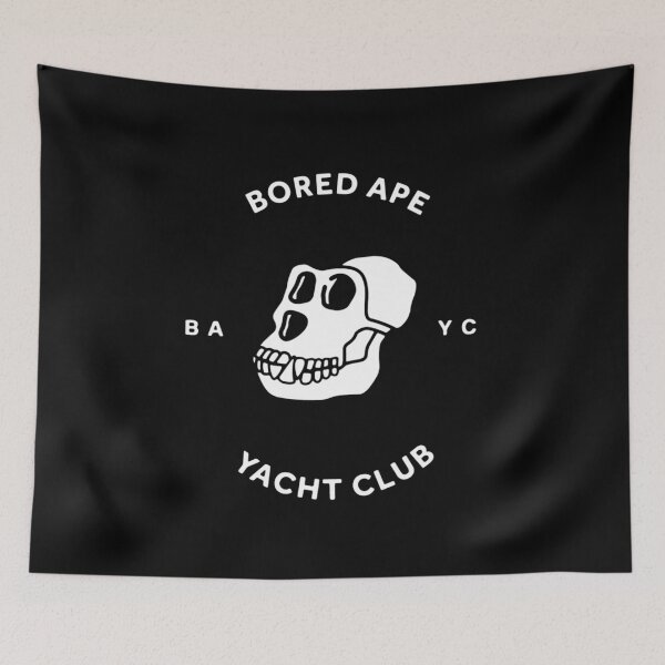 Item preview, Bored Ape Yacht Club Logo White/Black designed and sold by OpenSeahub.