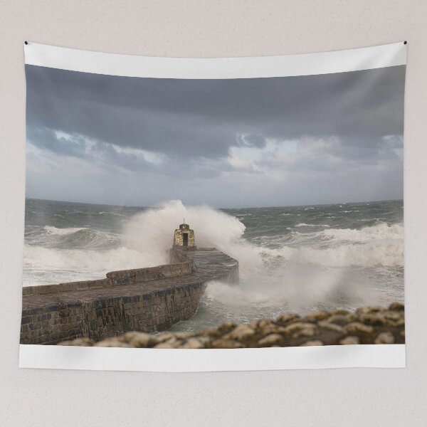 Item preview, Portreath Pier, Cornwall Waves designed and sold by kathleenjean.