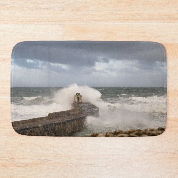 Item preview, Portreath Pier, Cornwall Waves designed and sold by kathleenjean.