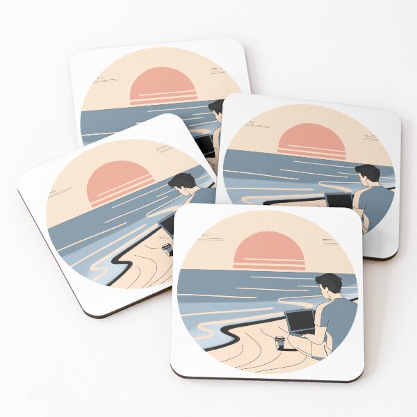 Item preview, Coding on the beach designed and sold by Code  Monkeys.