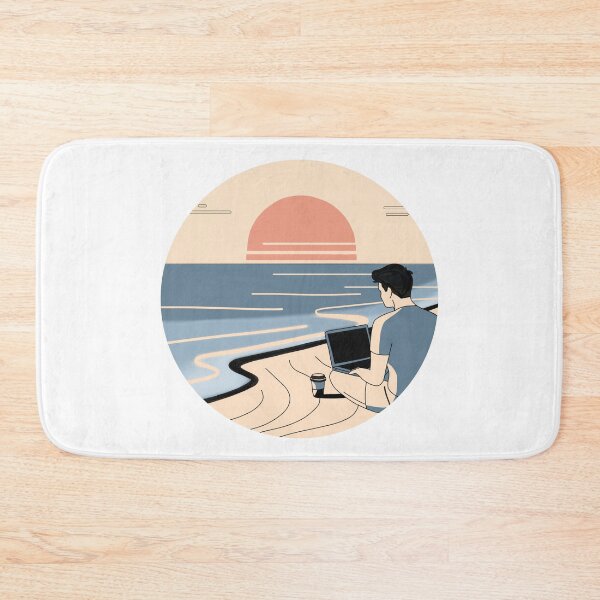Item preview, Coding on the beach designed and sold by Code  Monkeys.