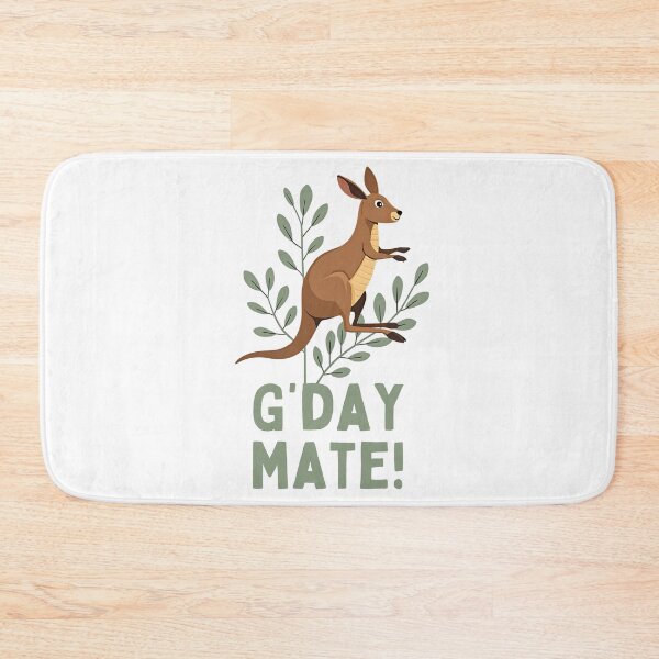 Item preview, Australia G'Day Mate Funny Kangaroo Australian Kangaroo designed and sold by MALIKABO.