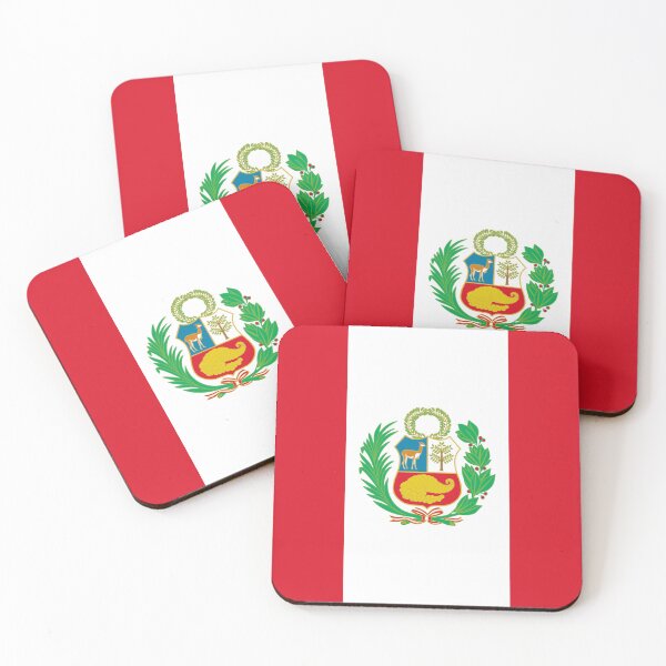 Item preview, Flag of Peru designed and sold by TinaJostDesigns.