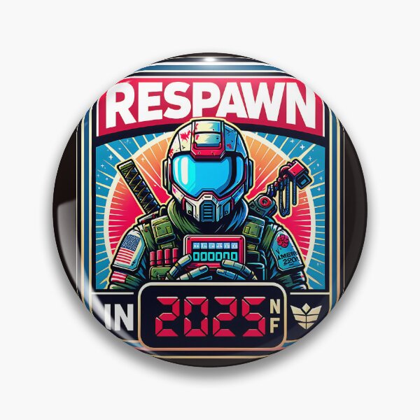Item preview, Respawn in 2025 – Gamer Countdown Design designed and sold by NSB-Design.